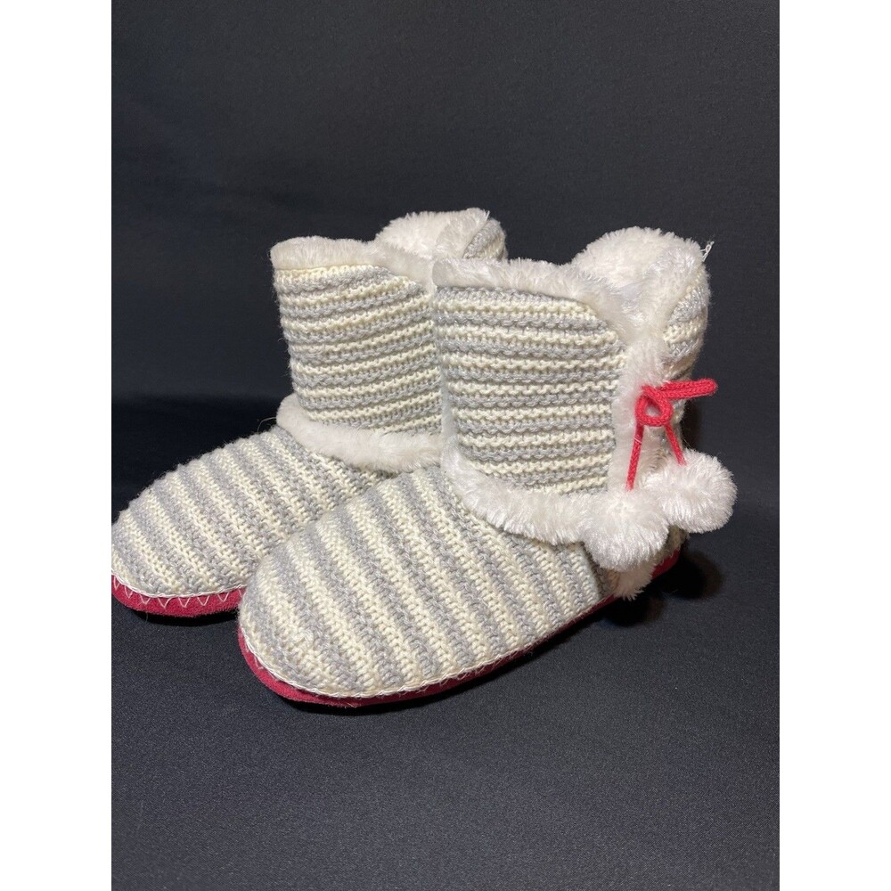New Time To Dream Slippers Size XL Gray & White